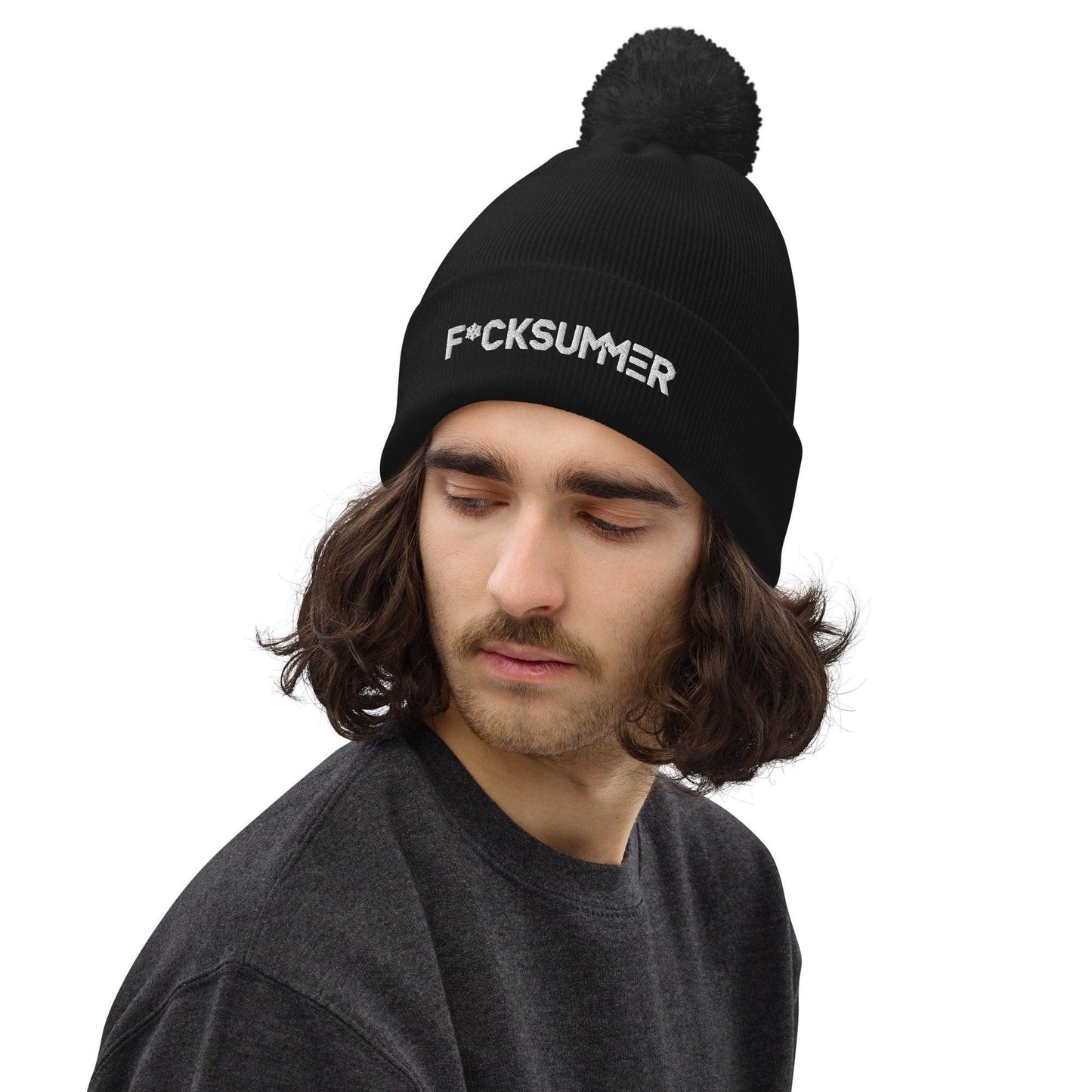 Gorro con pompón "F*ckSummer"