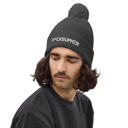 Gorro con pompón "F*ckSummer"