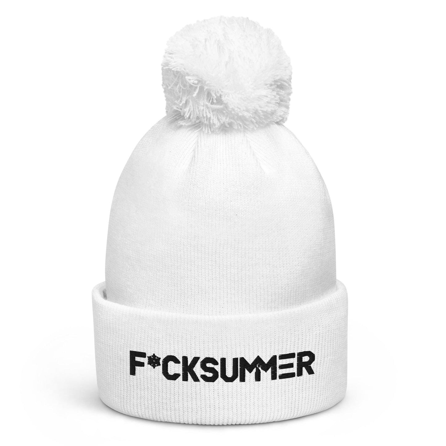 Gorro con pompón "White Edition" - F*ckSummer