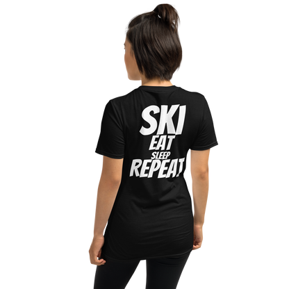 Camiseta unisex - "Ski, Eat, Sleep, Repeat"