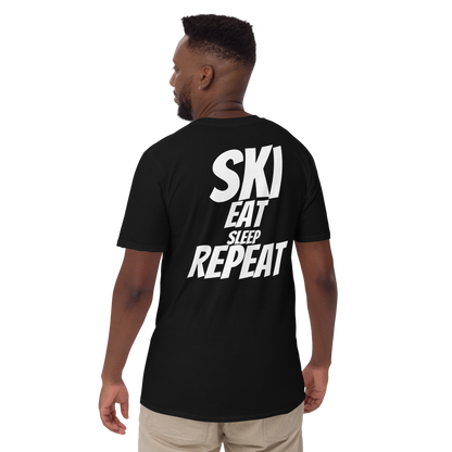 Camiseta unisex - "Ski, Eat, Sleep, Repeat"