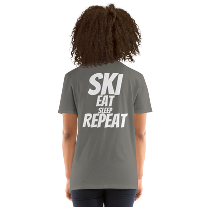 Camiseta unisex - "Ski, Eat, Sleep, Repeat"