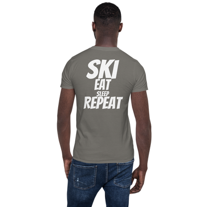 Camiseta unisex - "Ski, Eat, Sleep, Repeat"