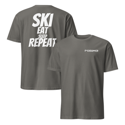 Camiseta unisex - "Ski, Eat, Sleep, Repeat"