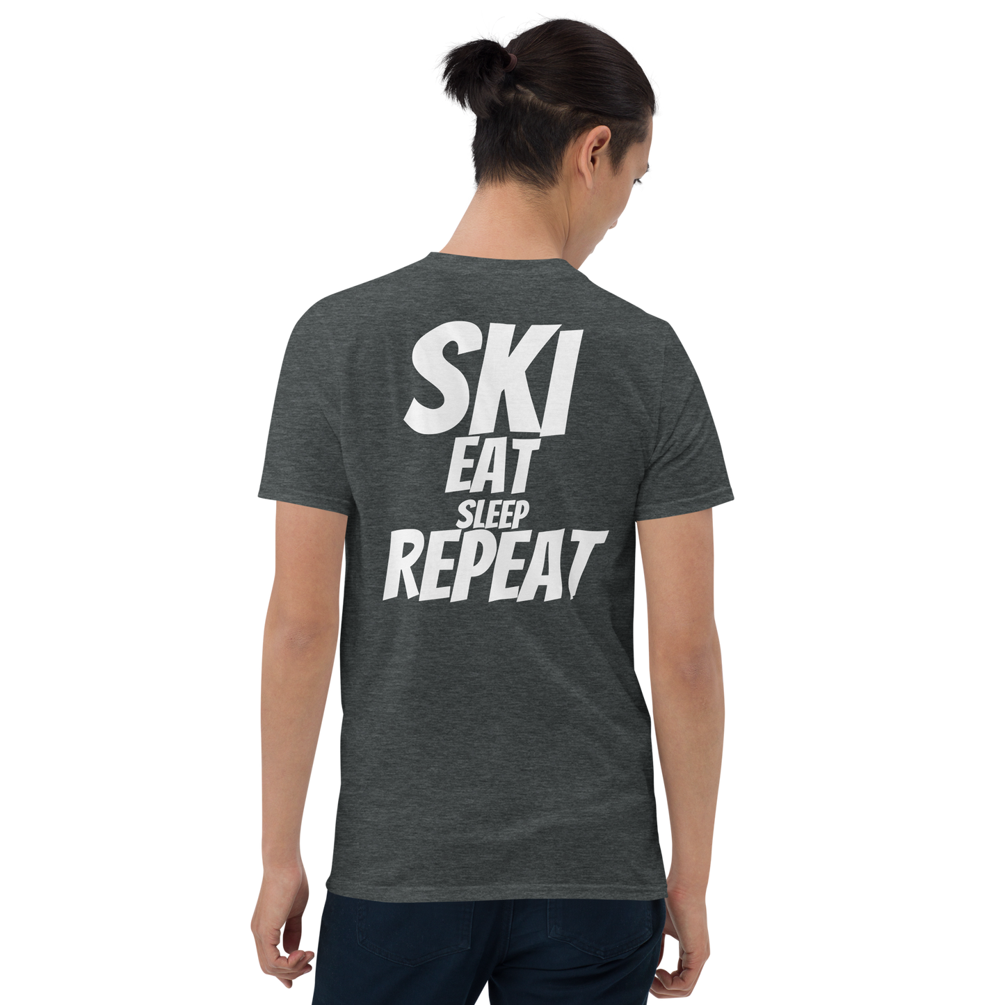 Camiseta unisex - "Ski, Eat, Sleep, Repeat"