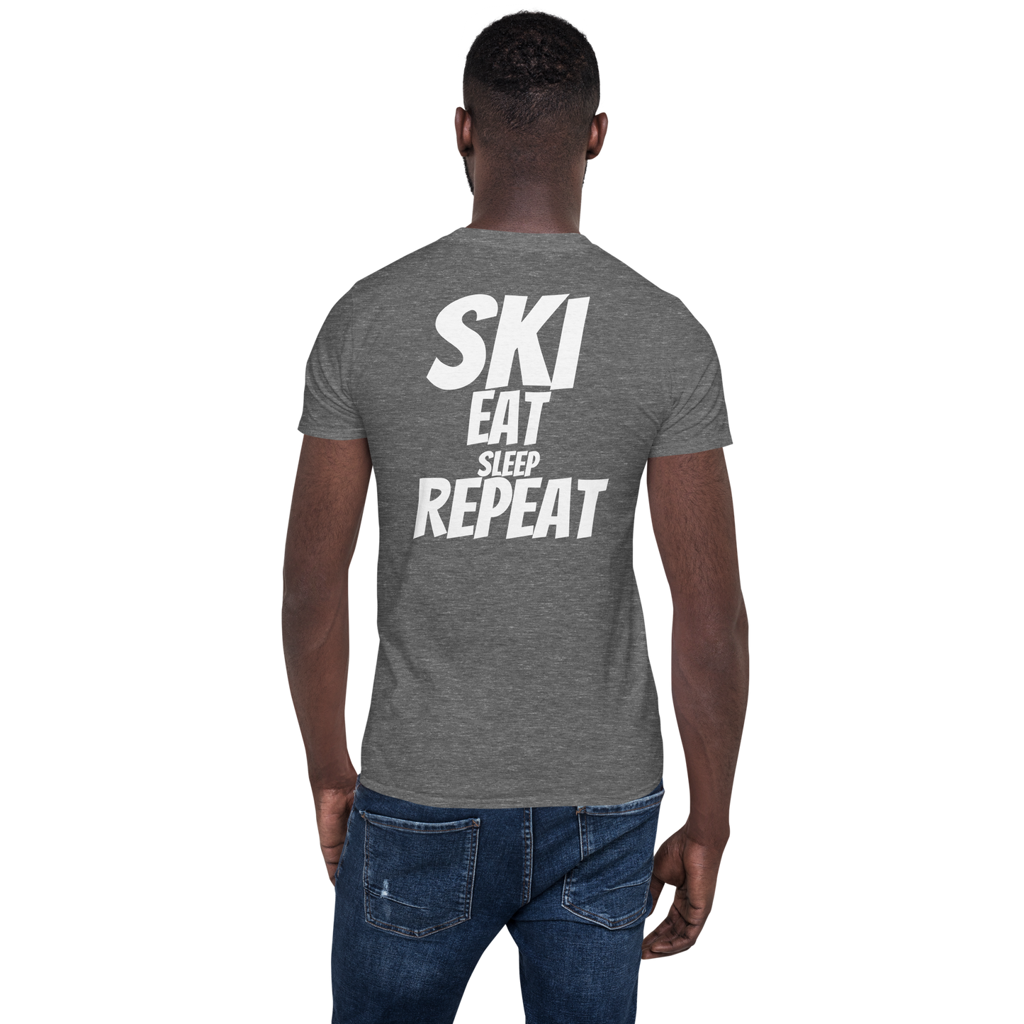 Camiseta unisex - "Ski, Eat, Sleep, Repeat"