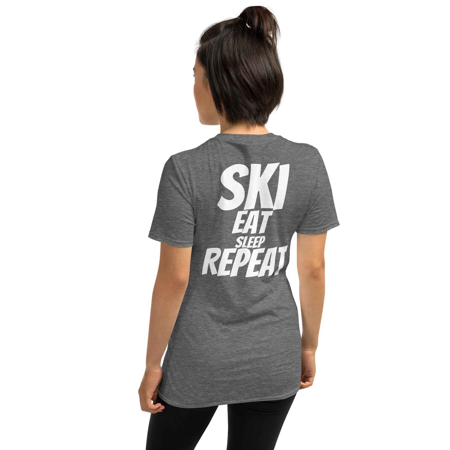 Camiseta unisex - "Ski, Eat, Sleep, Repeat"