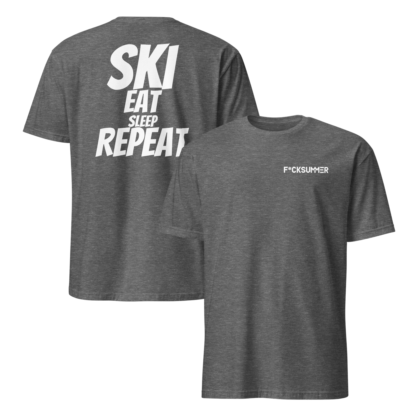 Camiseta unisex - "Ski, Eat, Sleep, Repeat"