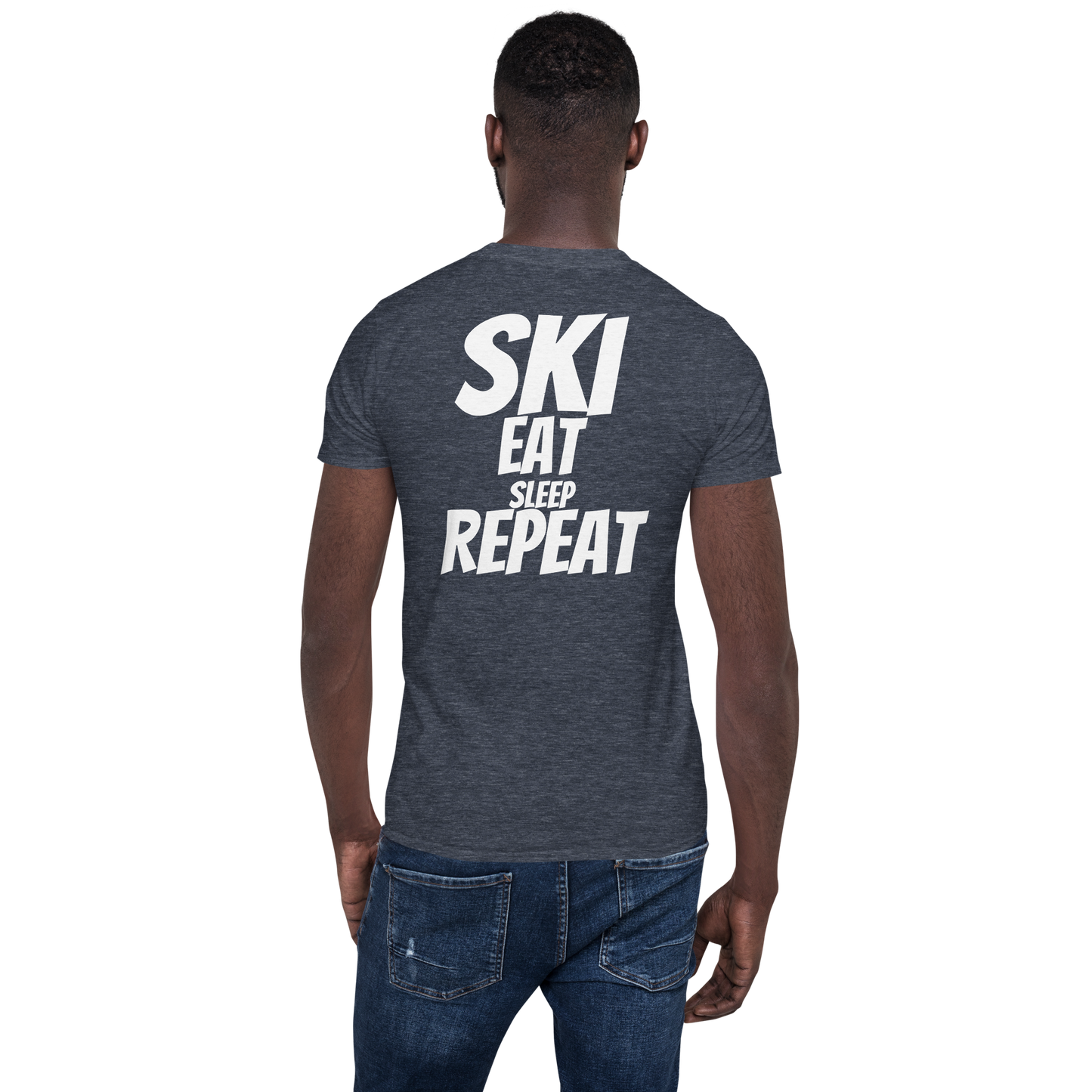 Camiseta unisex - "Ski, Eat, Sleep, Repeat"