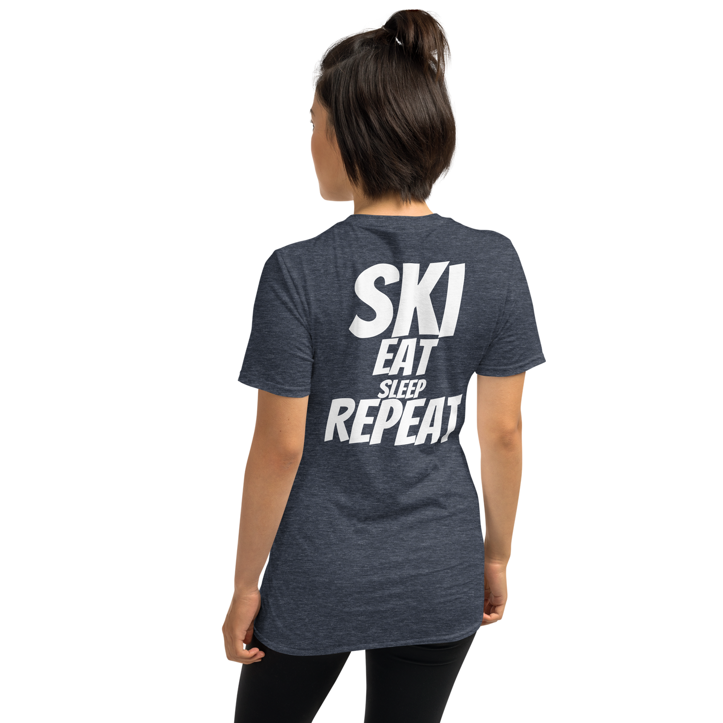 Camiseta unisex - "Ski, Eat, Sleep, Repeat"