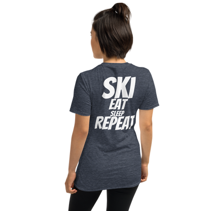 Camiseta unisex - "Ski, Eat, Sleep, Repeat"