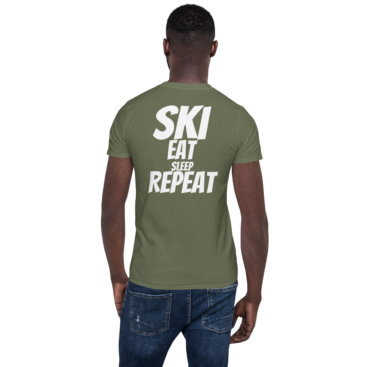 Camiseta unisex - "Ski, Eat, Sleep, Repeat"