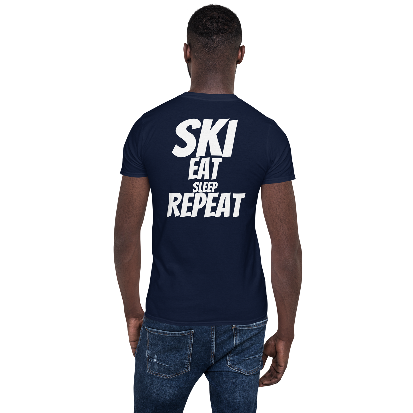 Camiseta unisex - "Ski, Eat, Sleep, Repeat"