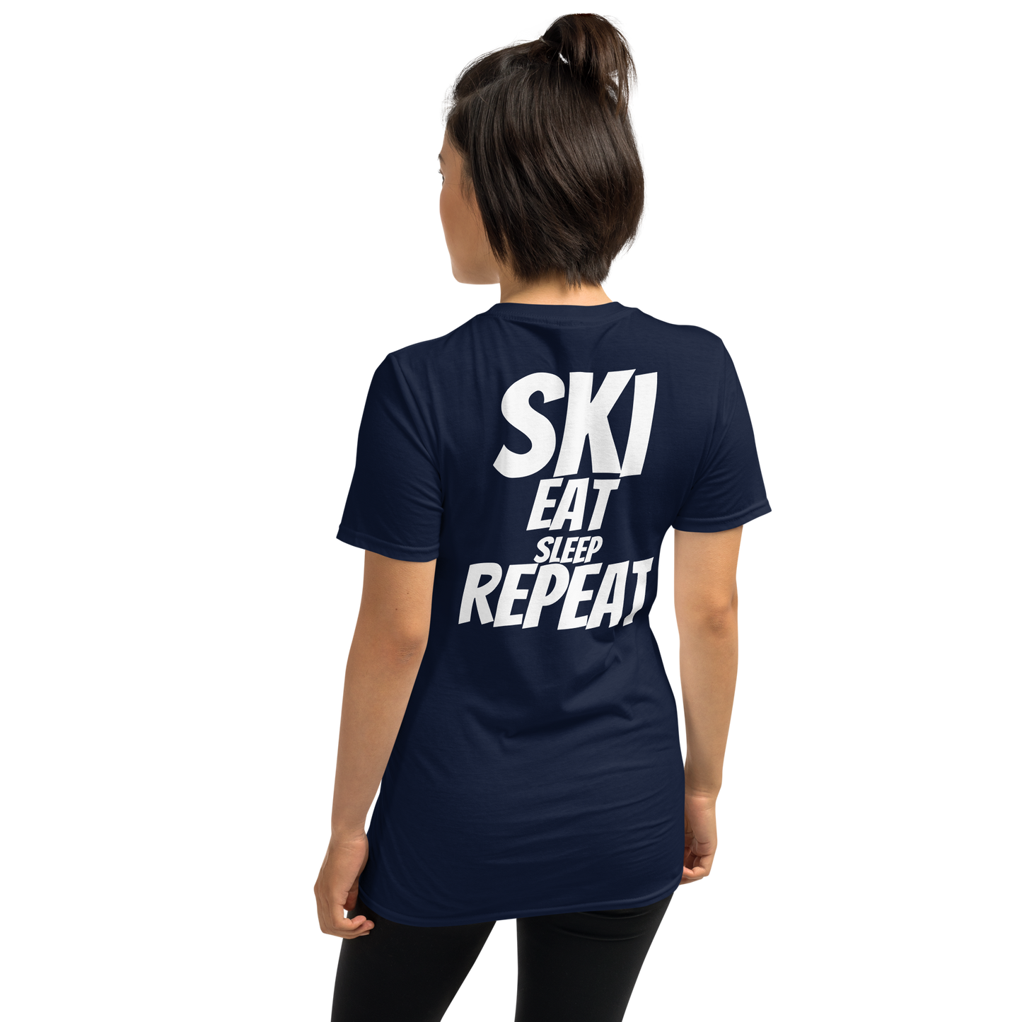 Camiseta unisex - "Ski, Eat, Sleep, Repeat"