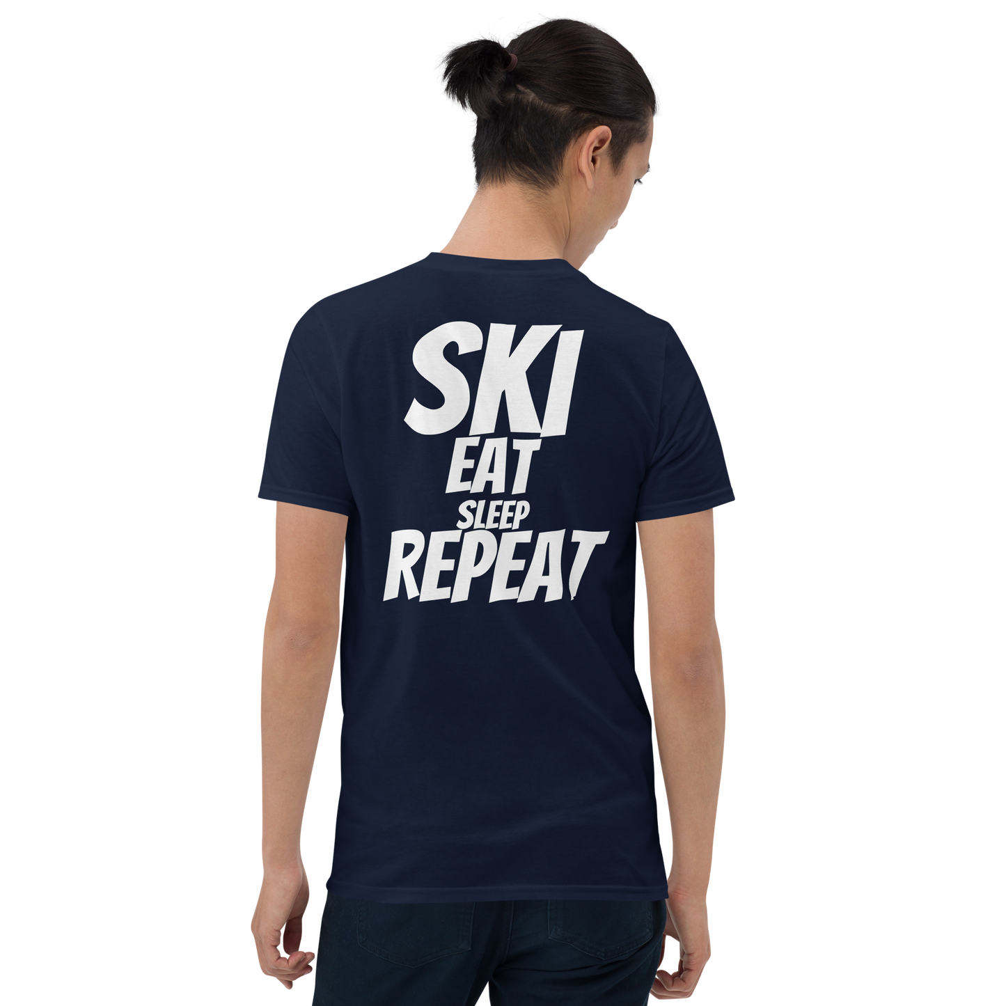 Camiseta unisex - "Ski, Eat, Sleep, Repeat"