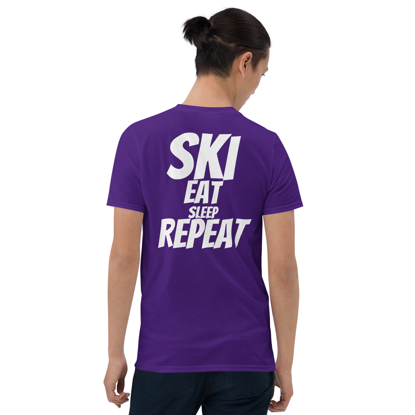 Camiseta unisex - "Ski, Eat, Sleep, Repeat"