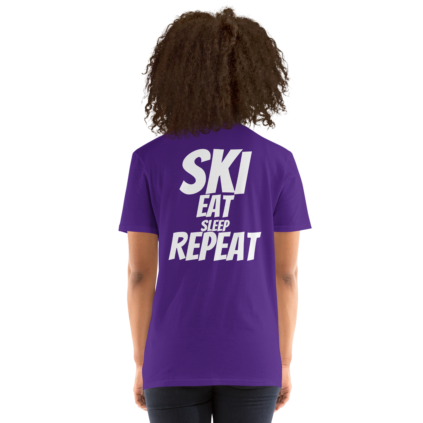 Camiseta unisex - "Ski, Eat, Sleep, Repeat"