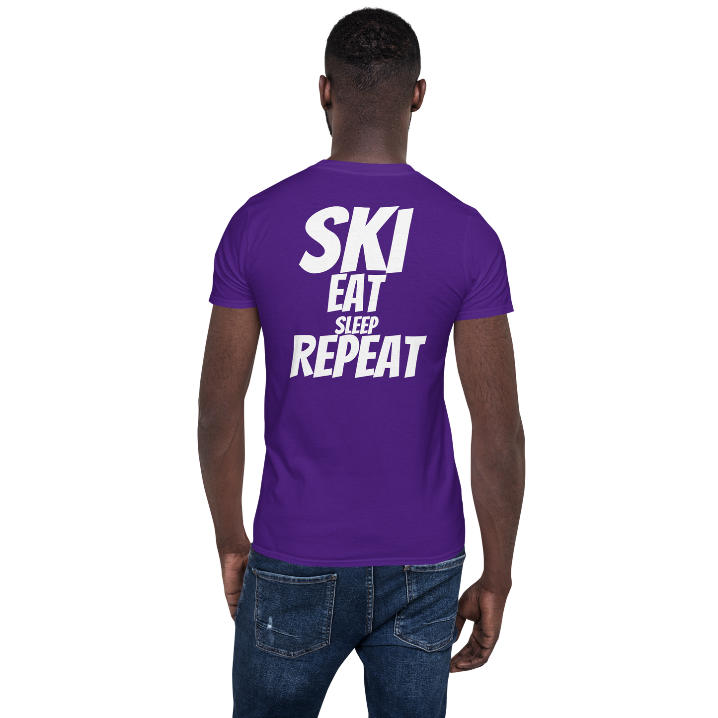 Camiseta unisex - "Ski, Eat, Sleep, Repeat"