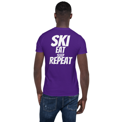 Camiseta unisex - "Ski, Eat, Sleep, Repeat"