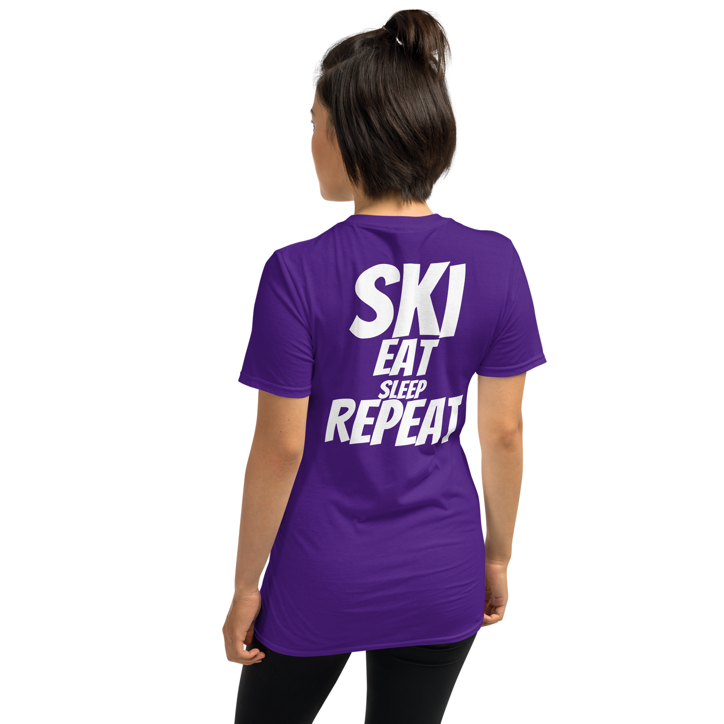 Camiseta unisex - "Ski, Eat, Sleep, Repeat"