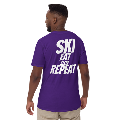 Camiseta unisex - "Ski, Eat, Sleep, Repeat"