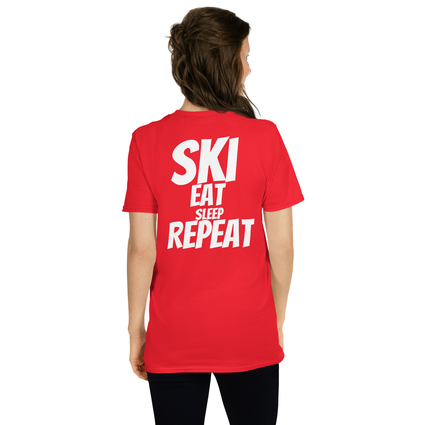 Camiseta unisex - "Ski, Eat, Sleep, Repeat"