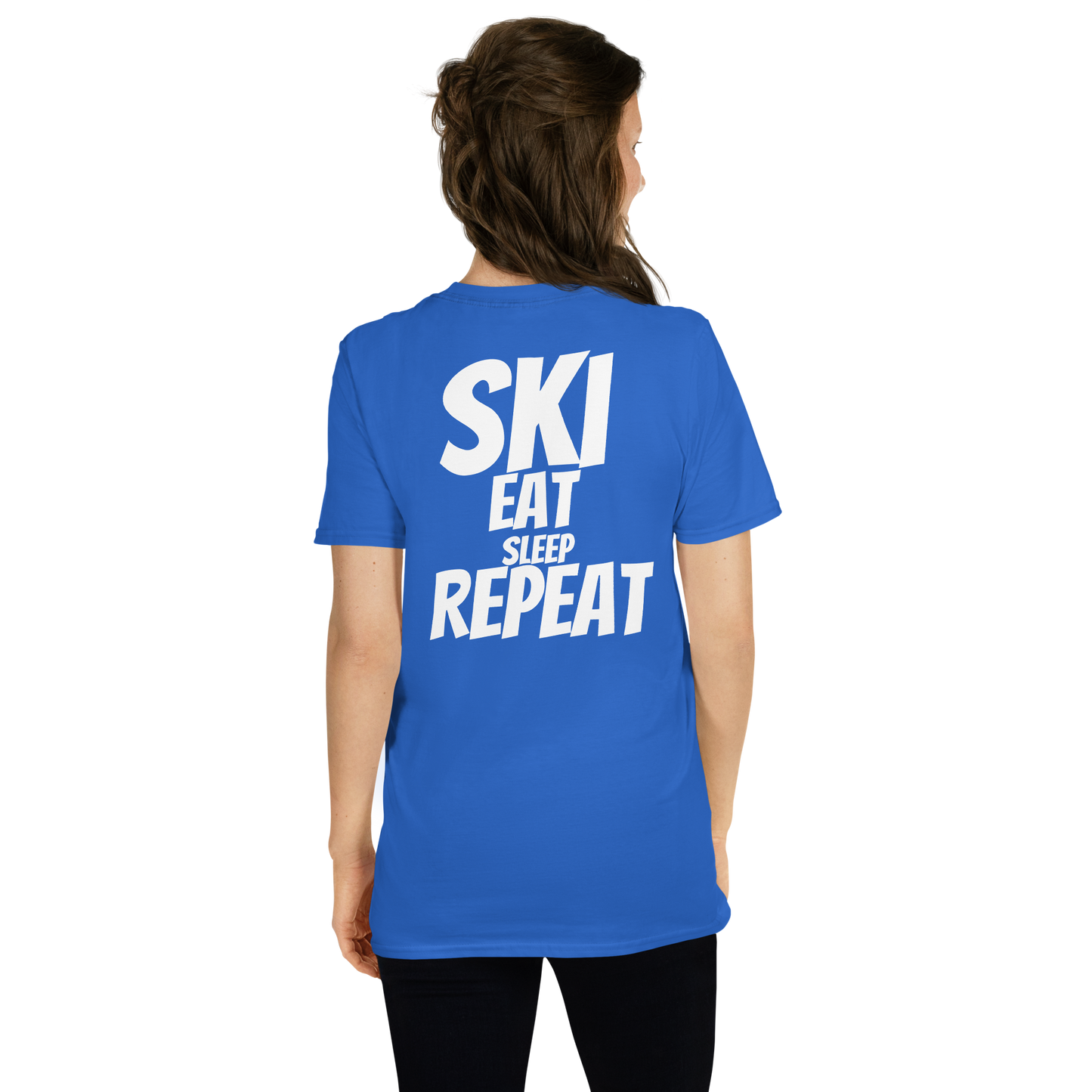 Camiseta unisex - "Ski, Eat, Sleep, Repeat"