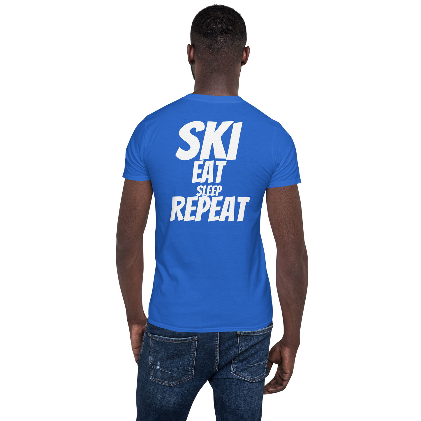 Camiseta unisex - "Ski, Eat, Sleep, Repeat"