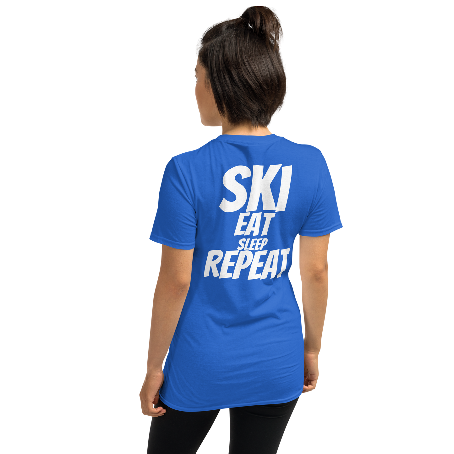 Camiseta unisex - "Ski, Eat, Sleep, Repeat"