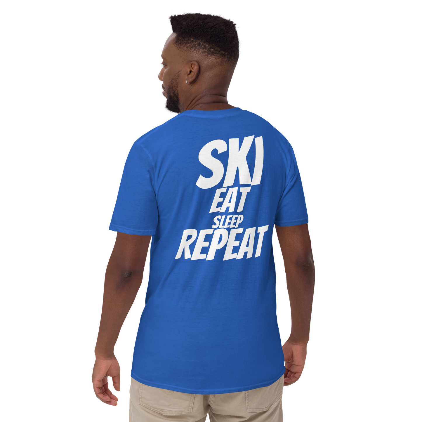 Camiseta unisex - "Ski, Eat, Sleep, Repeat"