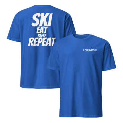 Camiseta unisex - "Ski, Eat, Sleep, Repeat"