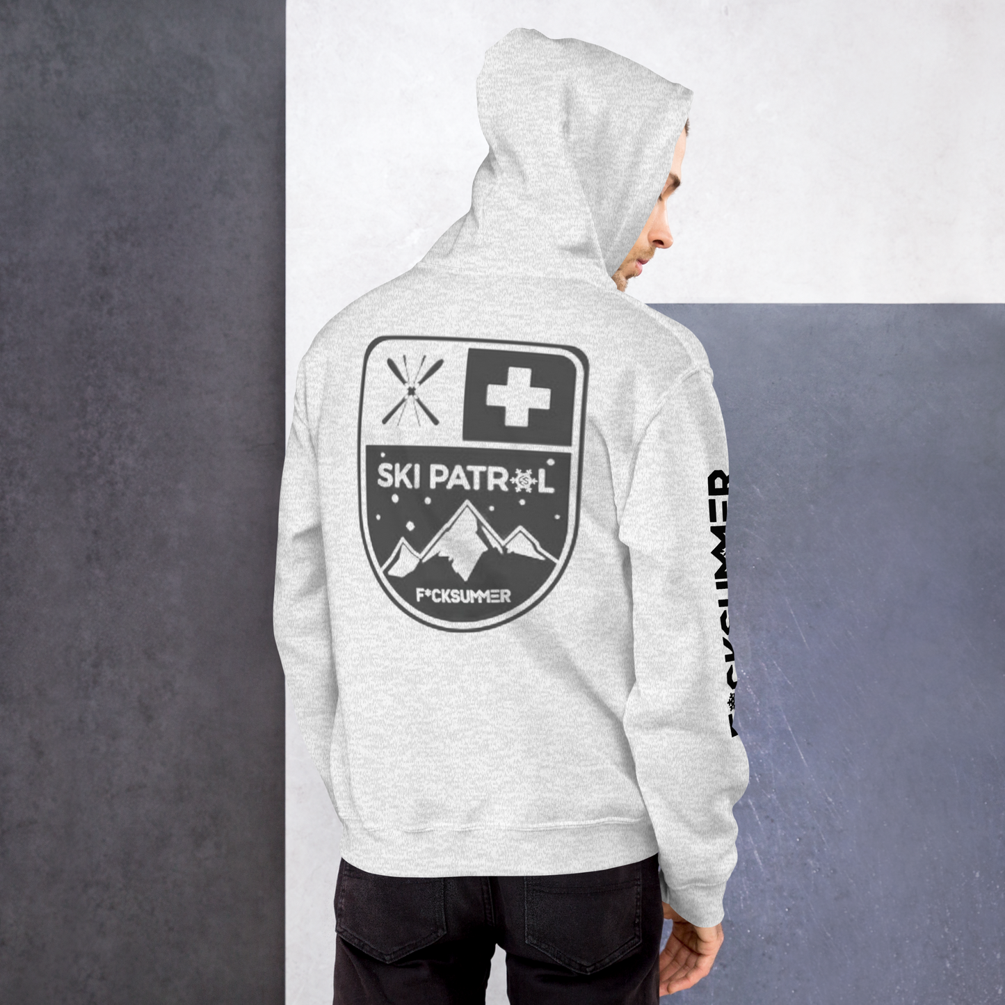 Sudadera con capucha Unisex - "Ski Patrol"