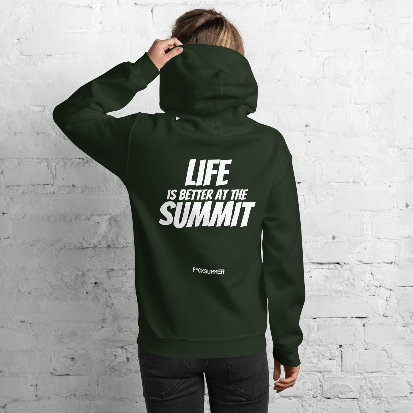 Unisex Hoodie - "Life Is Better At The Summit"