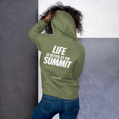 Unisex Hoodie - "Life Is Better At The Summit"