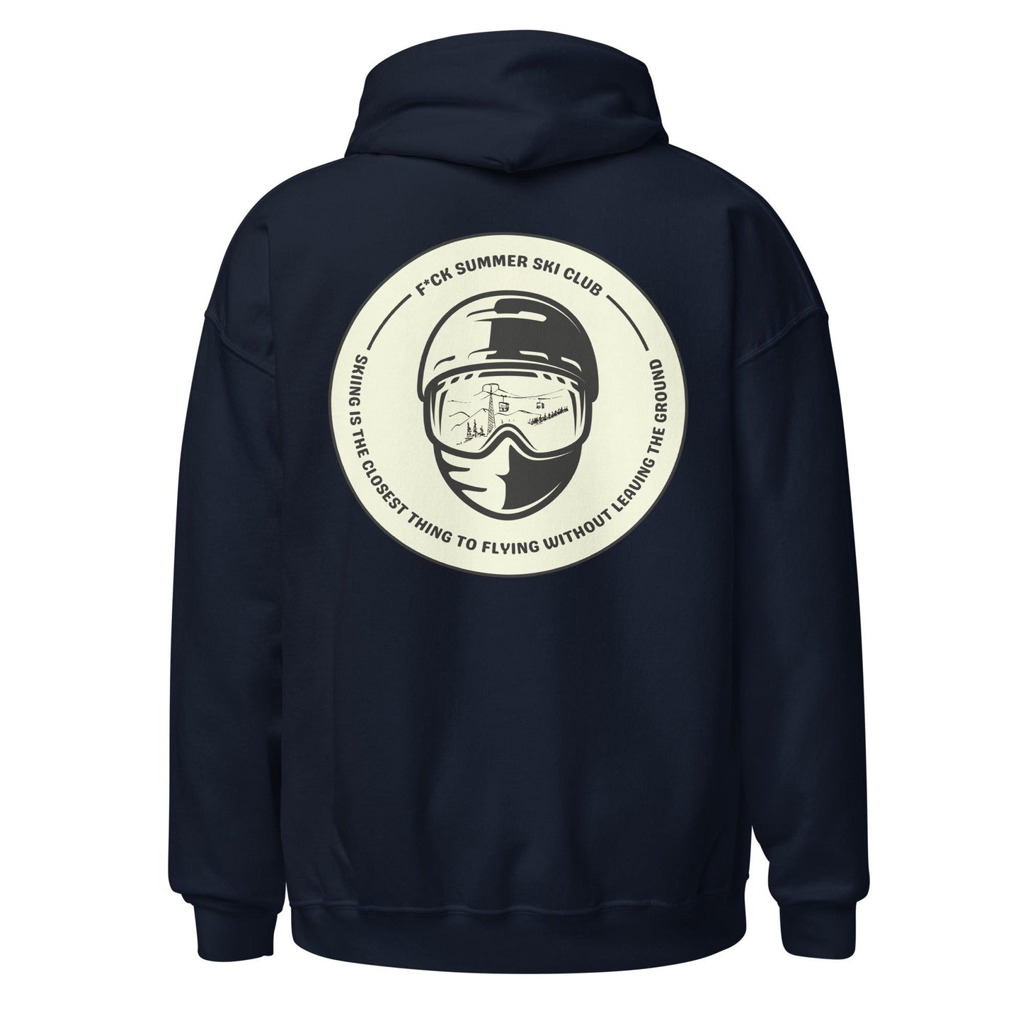 Sudadera con capucha Unisex - "Ski Club Batch" - F*ckSummer